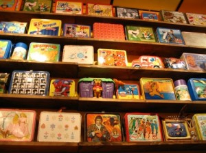 a collection of lunchboxes