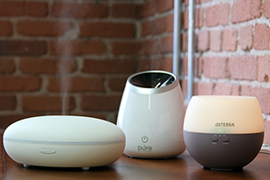 Group of essential oil diffusers
